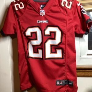 NFL Kids Red Buccaneers Jersey with Number 22